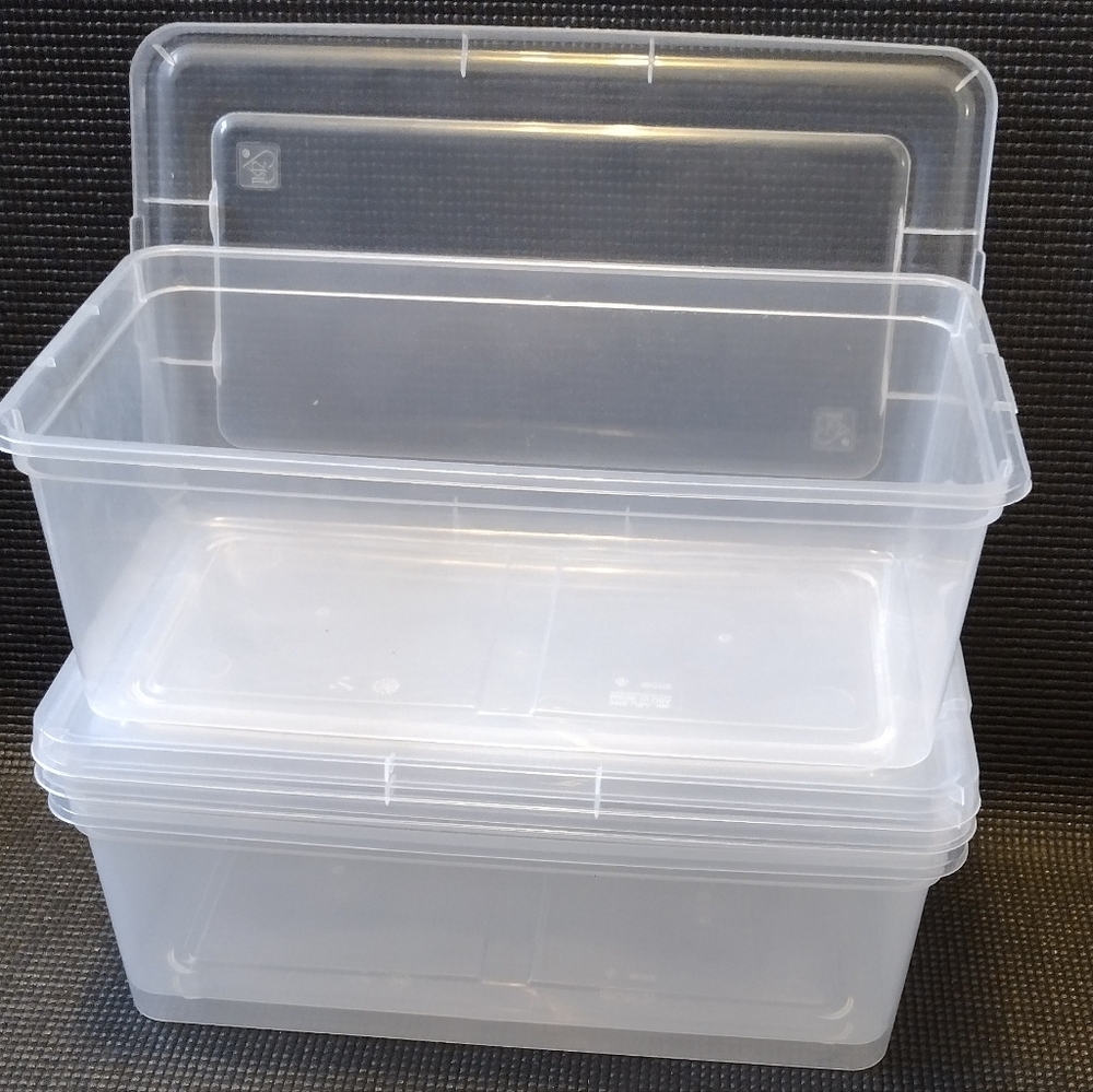 (3) Iris Shoe Boxes
